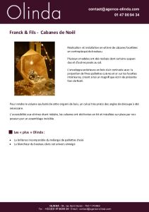 Vitrines de Nol - Franck & Fils